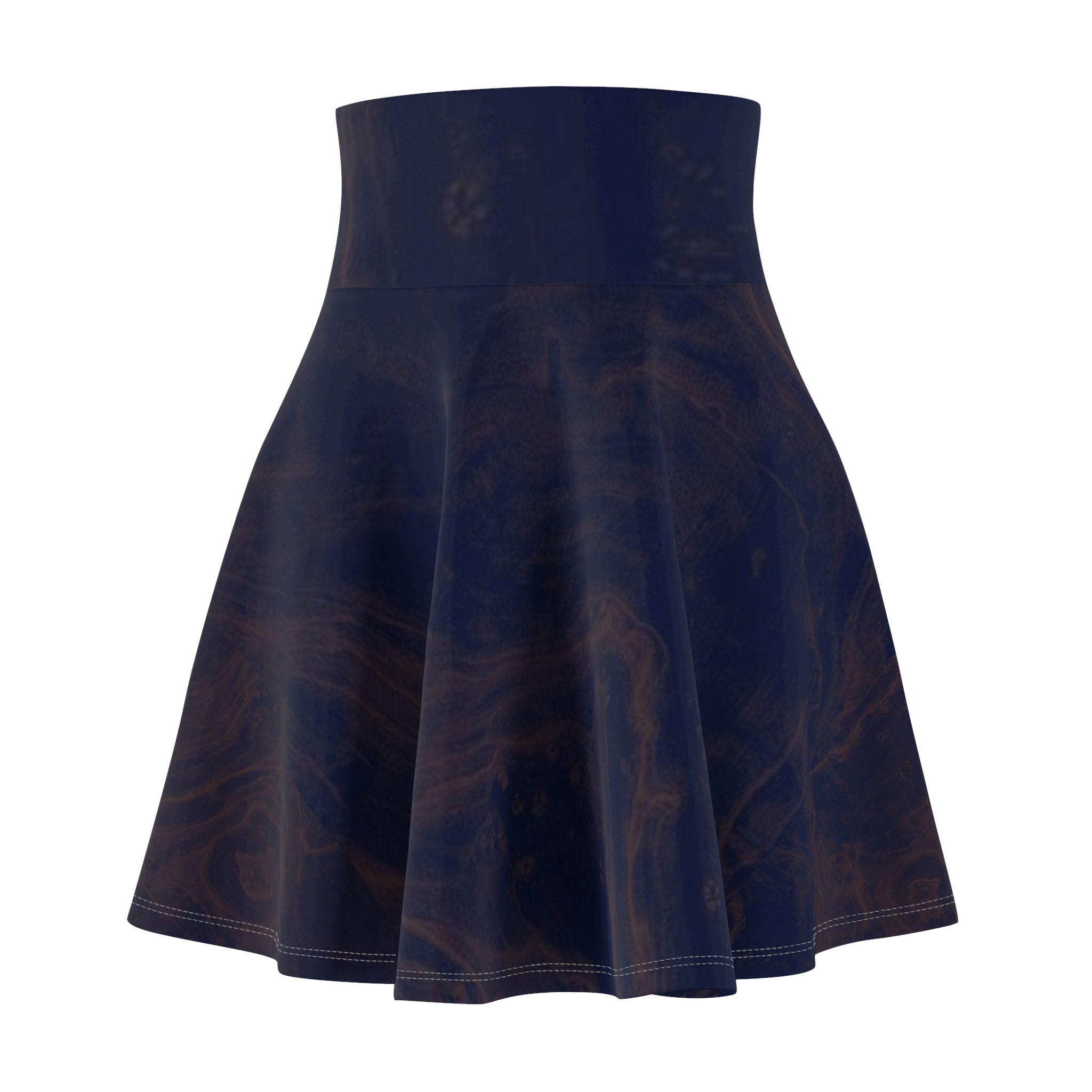 Earthy marble skater skirt