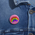 Queer Moms Club Pin Button — Rainbow Pride Badge