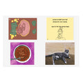 Eclectic Art Sticker Sheet — Cat, Soup, Funny Quote & Retro Heart Designs