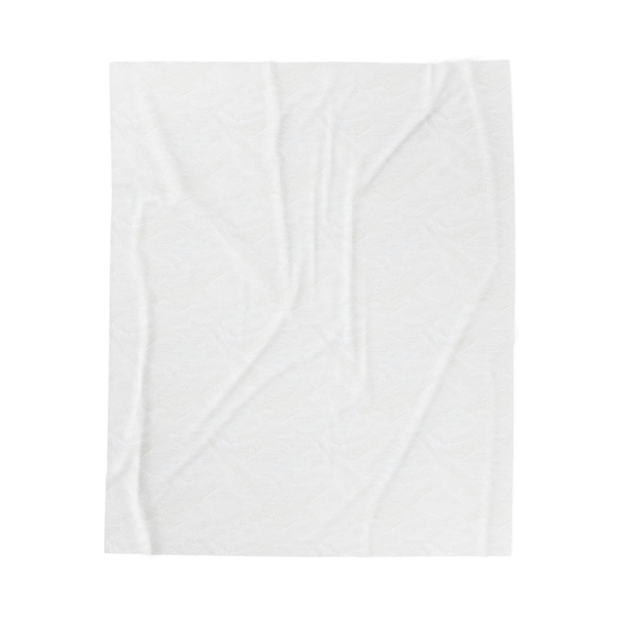 Celestial Hold Plush Blanket — Ethereal Hand Illustration, Cozy Velveteen Throw