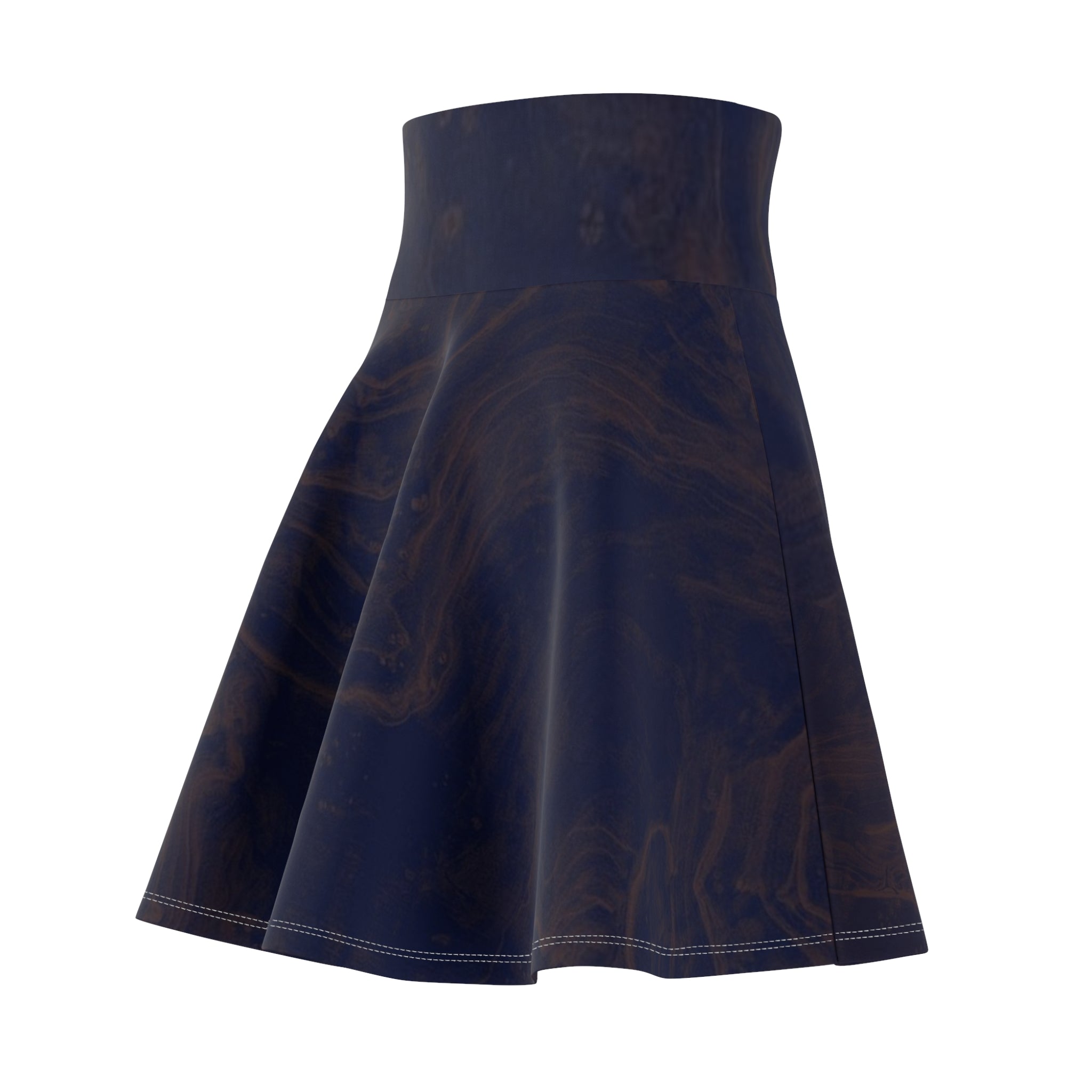 Earthy marble skater skirt