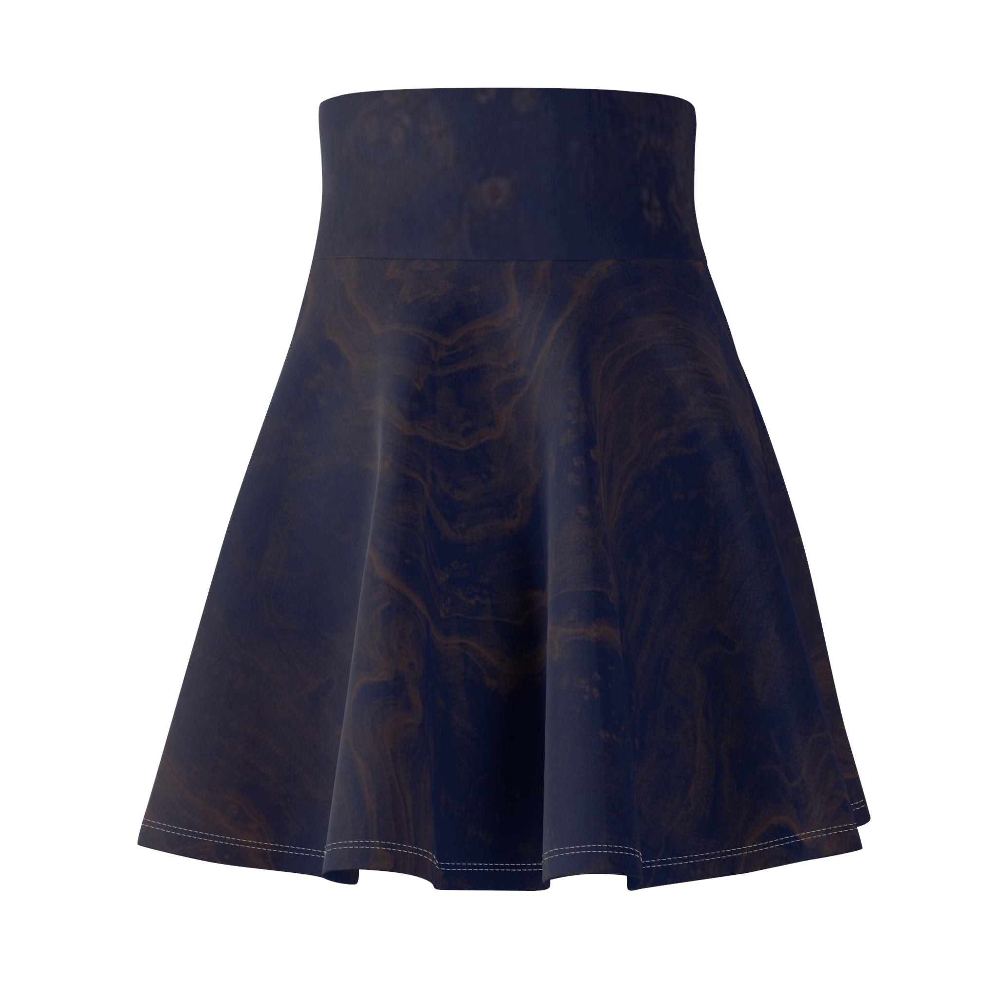 Earthy marble skater skirt