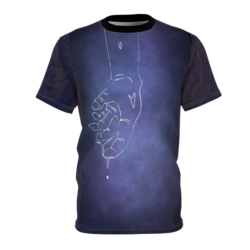 Celestial hold Tee — Moody Purple Graphic Shirt