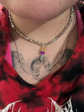Bisexual pride disco stretchy choker