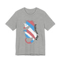 Seahorse Dad T‑Shirt —trans pride Seahorse Father's Day Tee