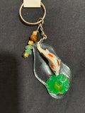 Koi fish keychain