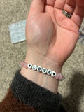 Rose quartz love Kandy bracelet